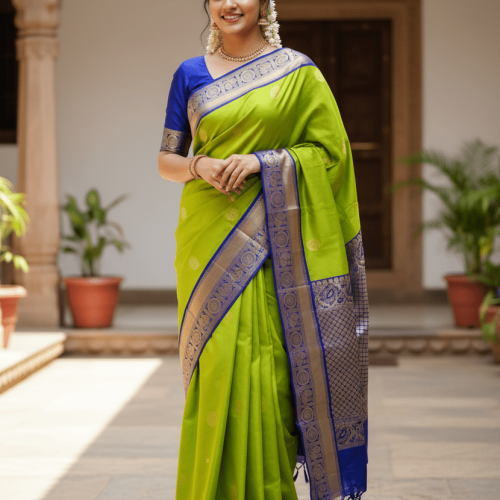 Green Silk Saree